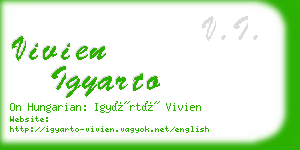 vivien igyarto business card